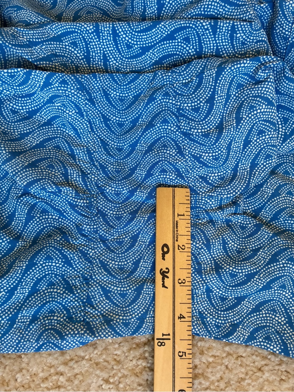 Patagonia Women's 5" Baggies | Blue Wave Patterned Shorts S - Picture 13 of 16